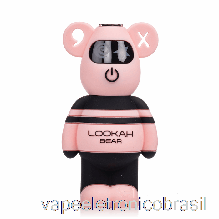 Vape Recarregável Lookah Bear 510 Bateria Rosa